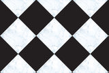 Marble Checkerboard Vinyl Mat