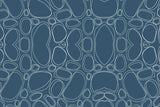 Blue Cobblestone Vinyl Mat