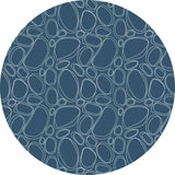 Blue Cobblestone Vinyl Mat