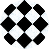 Marble Checkerboard Vinyl Mat