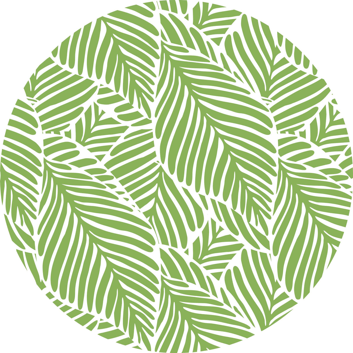 Green Leaf Dye Sub Rug