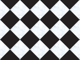 Marble Checkerboard Vinyl Mat