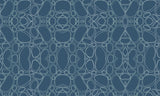 Blue Cobblestone Vinyl Mat