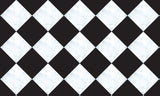 Marble Checkerboard Vinyl Mat