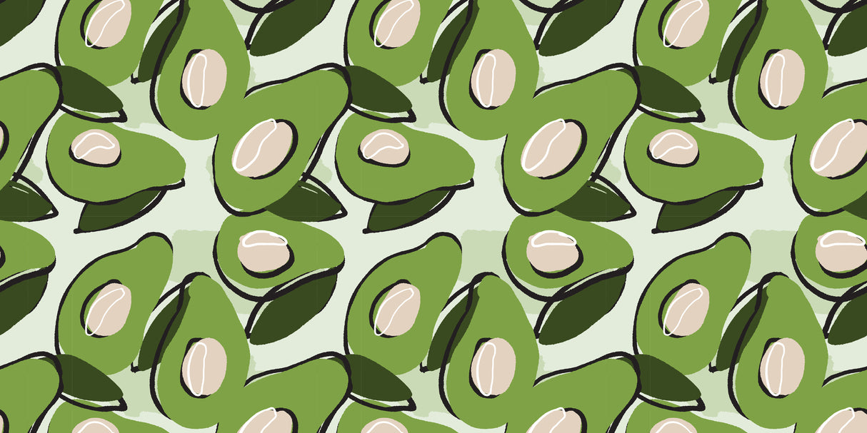 Avocados Dye Sub Rug