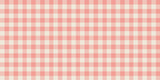 Pink Plaid Vinyl Entry Mat
