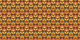 Retro Flower Vinyl Mat