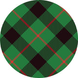 Grinch Plaid Vinyl Mat