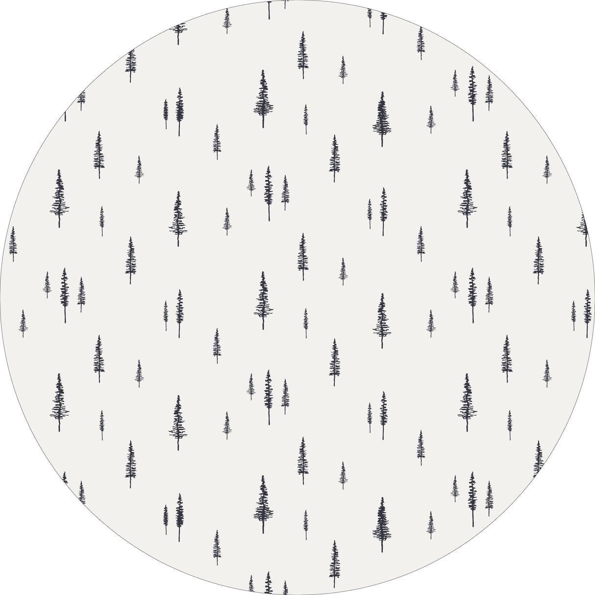 Mid-Century Modern Pines Vinyl Mat