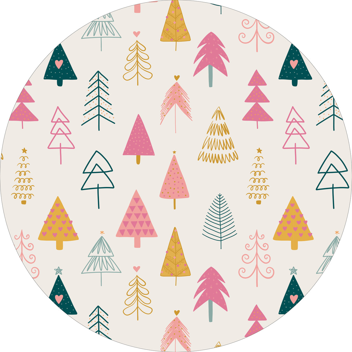 Whimsical Trees Vinyl Mat