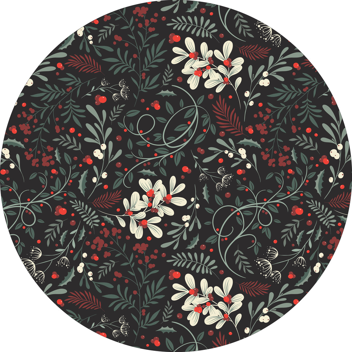 Winter Foliage Vinyl Mat