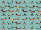 Sledding Dogs Vinyl Mat