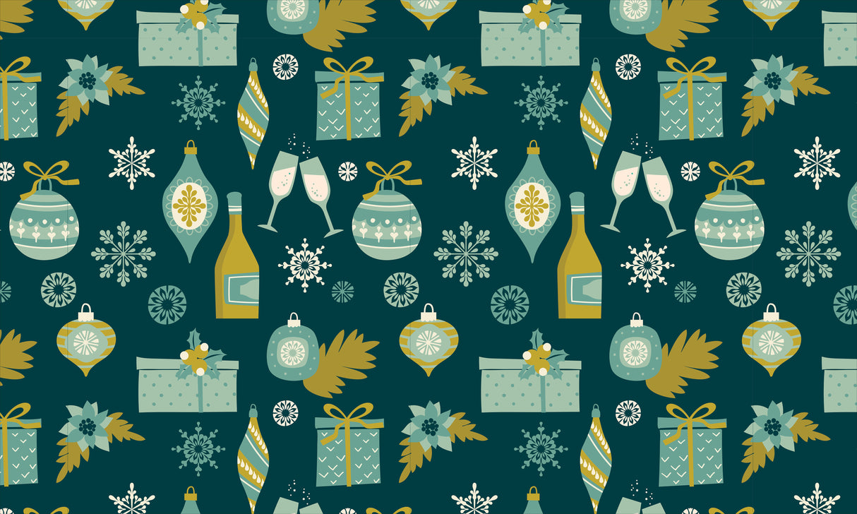 Holiday Cheers Vinyl Mat