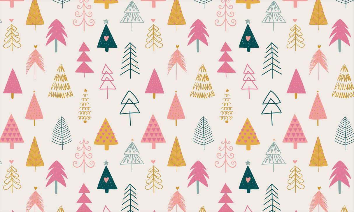 Whimsical Trees Vinyl Mat