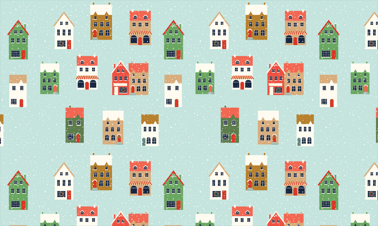 Winter Towns Berber Impressions Mat