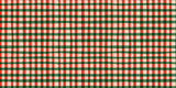 Candy Cane Plaid Vinyl Mat