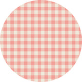 Pink Plaid Vinyl Entry Mat