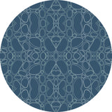 Blue Cobblestone Vinyl Mat