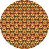 Retro Flower Vinyl Mat