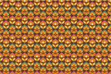 Retro Flower Vinyl Mat