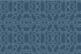 Blue Cobblestone Vinyl Mat