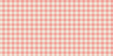 Pink Plaid Vinyl Entry Mat