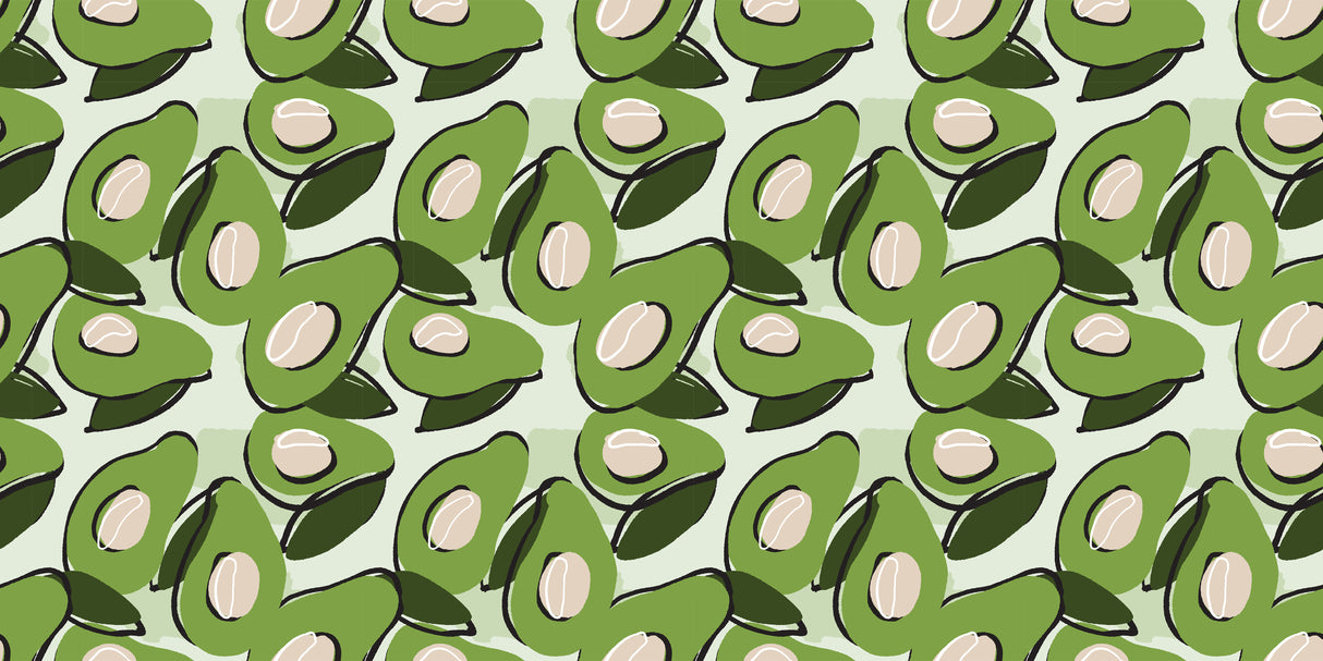 Avocados Dye Sub Rug