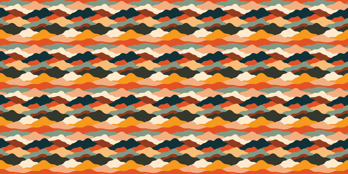 Mountains Vinyl Entry Mat
