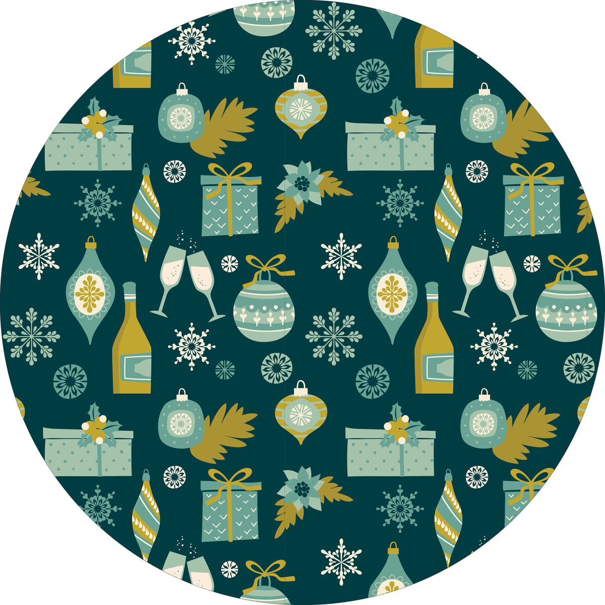 Holiday Cheers Vinyl Mat