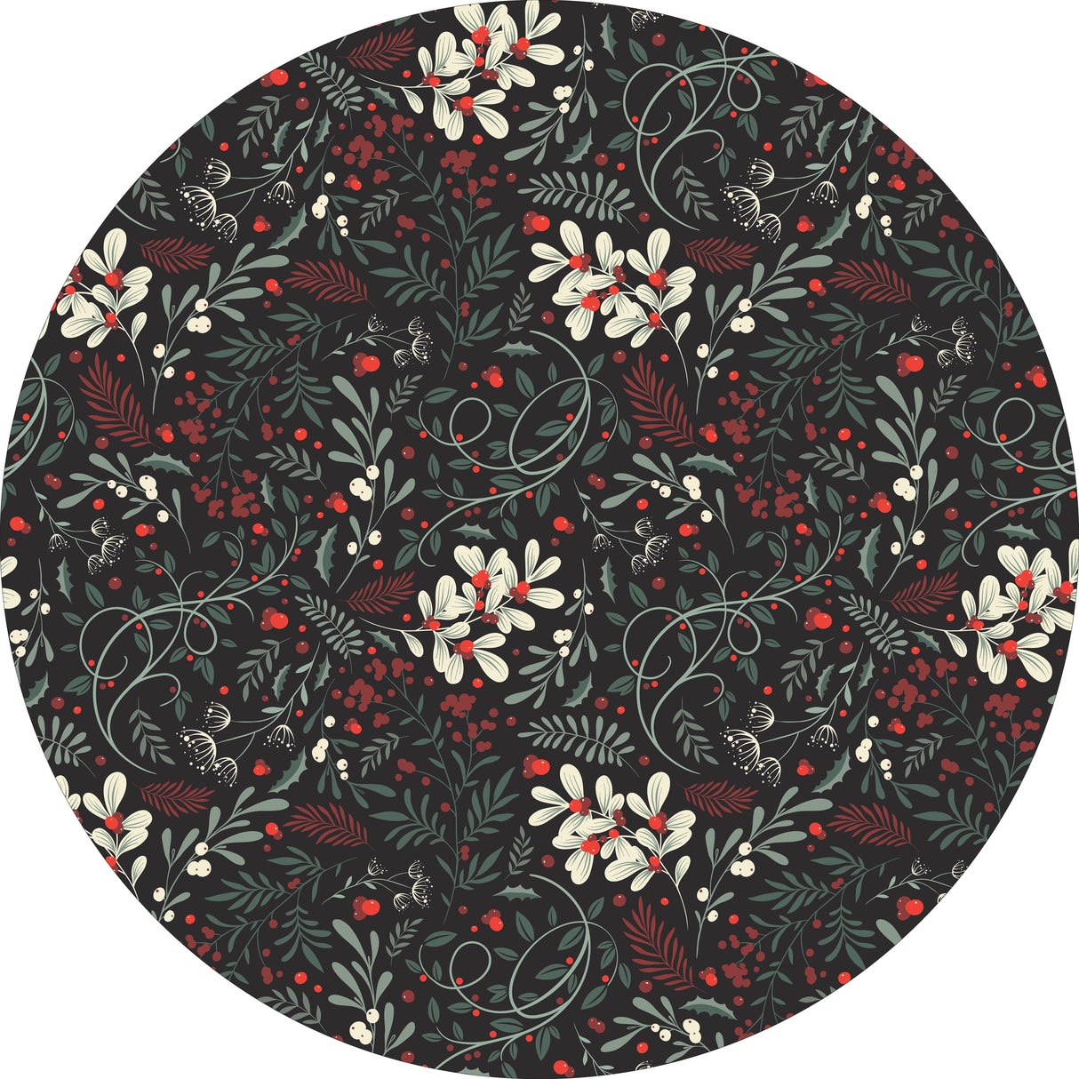 Winter Foliage Vinyl Mat