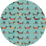 Sledding Dogs Vinyl Mat