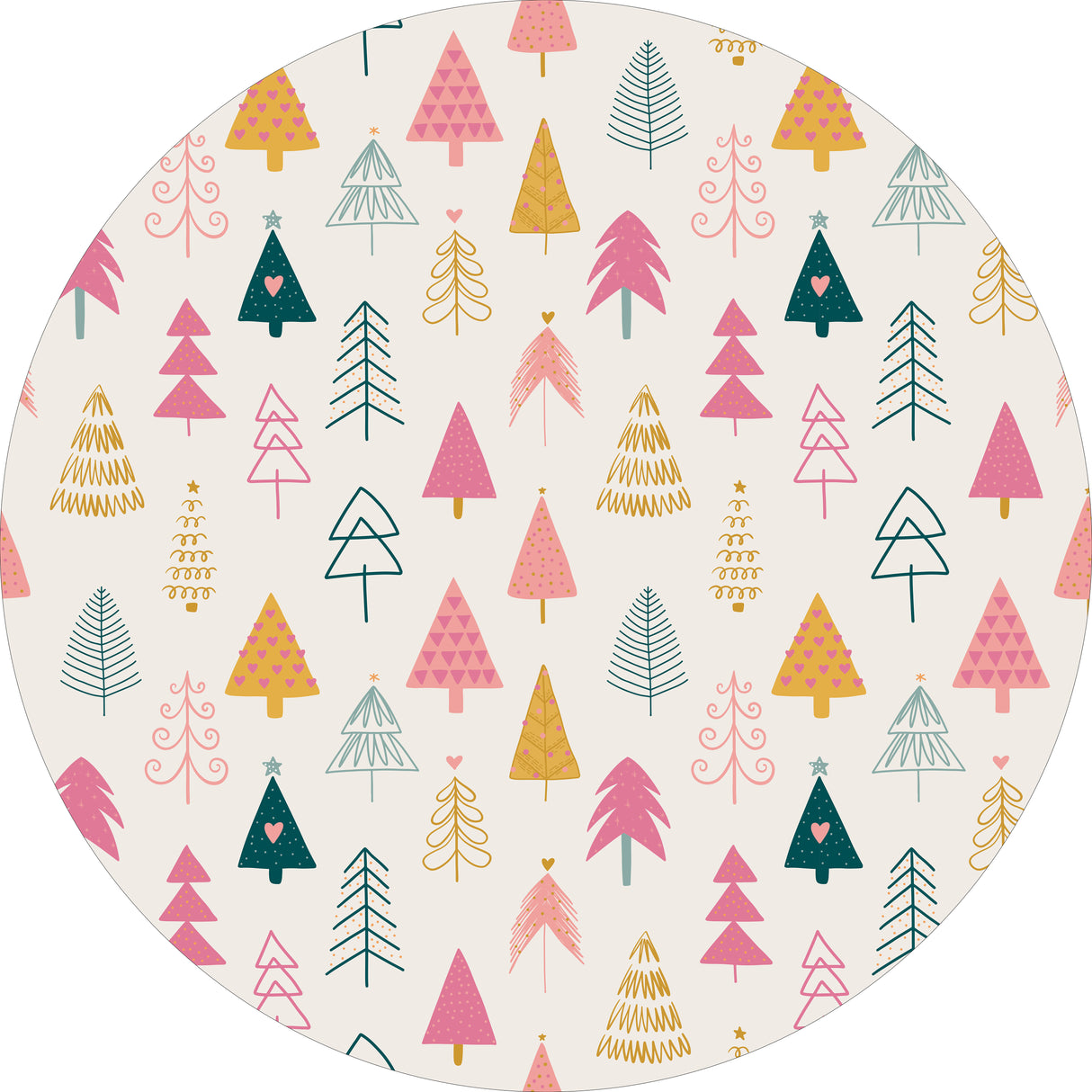 Whimsical Trees Vinyl Mat