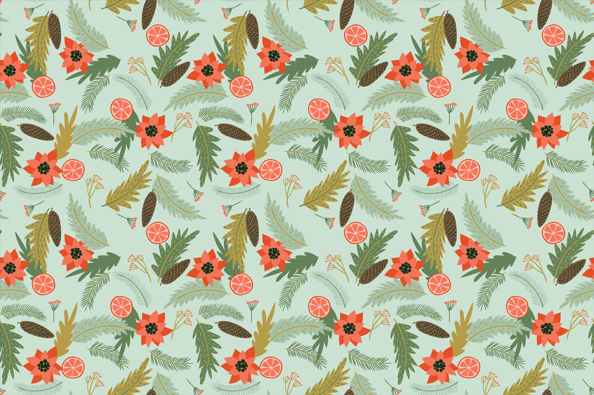 Holiday Pines Vinyl Mat