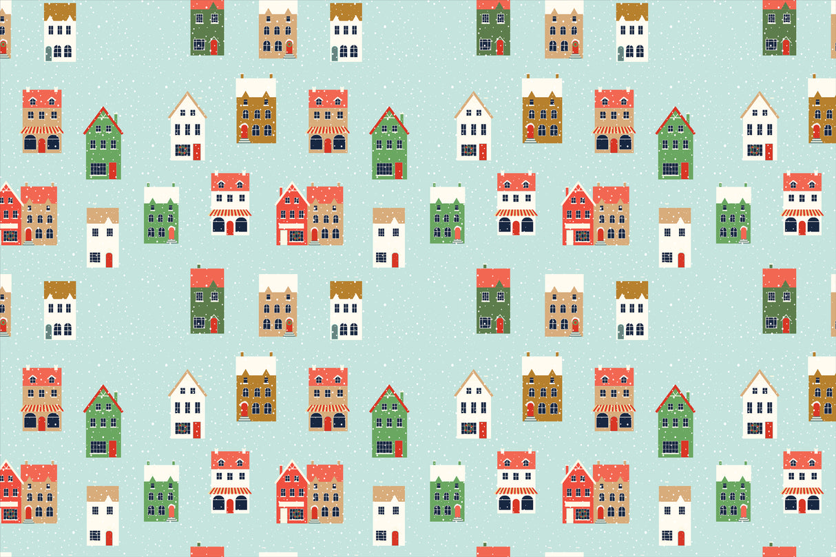 Winter Towns Vinyl Mat
