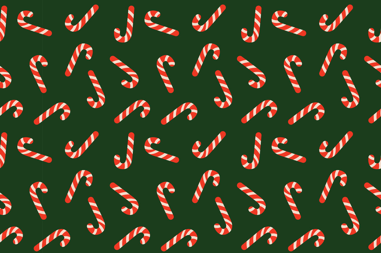 Candy Canes Vinyl Mat