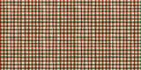 Candy Cane Plaid Vinyl Mat