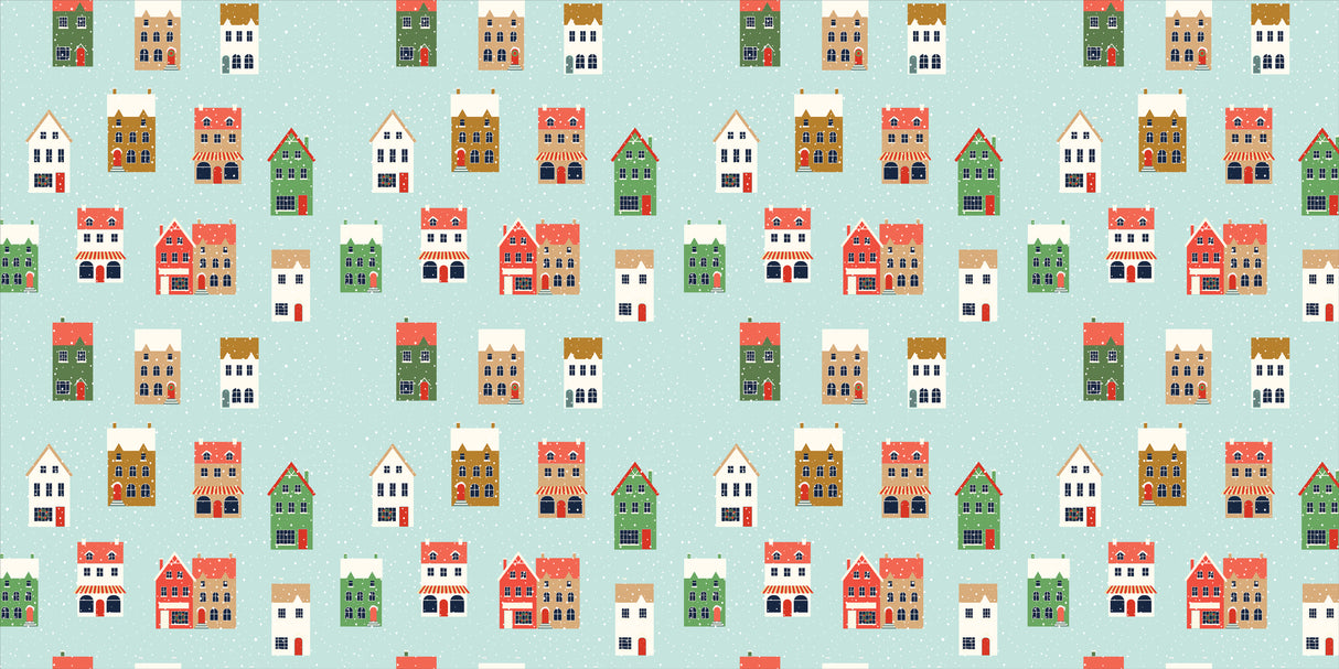 Winter Towns Vinyl Mat