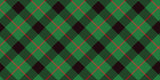 Grinch Plaid Vinyl Mat
