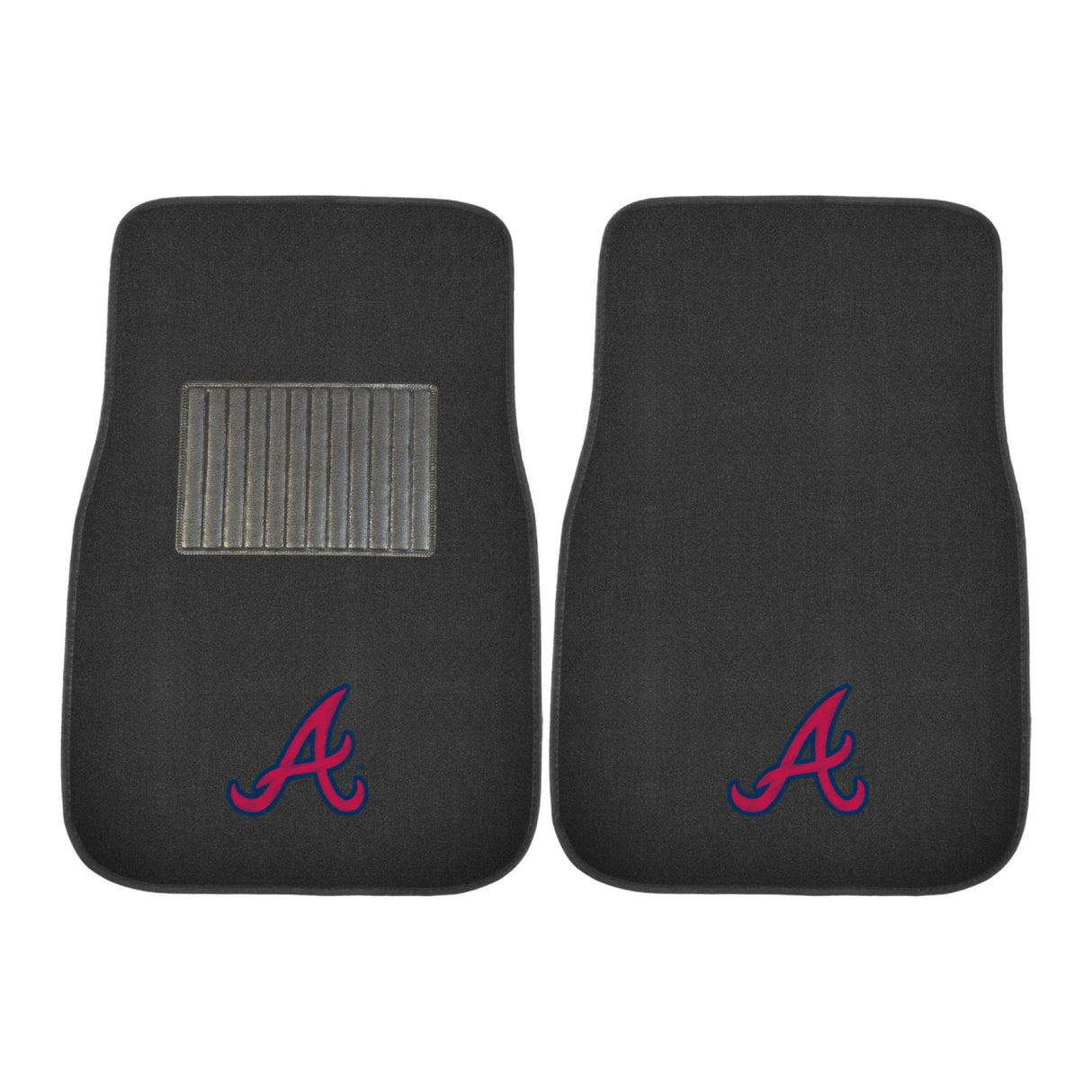 Atlanta Braves 2-pc Embroidered Car Mat Set