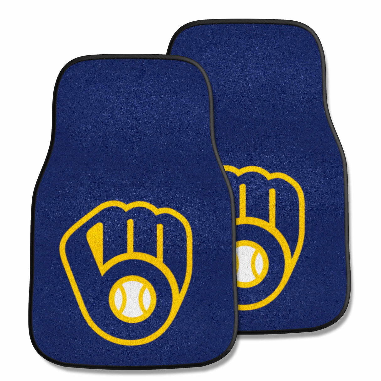 Milwaukee Brewers 2-pc Carpet Car Mat Set