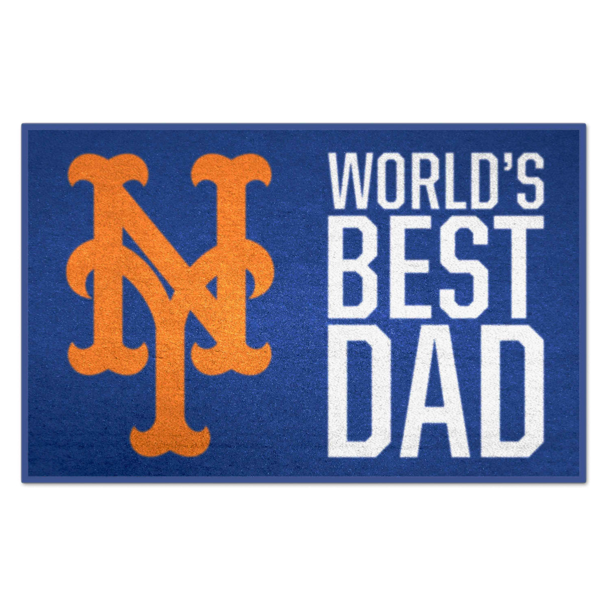 NY Mets Starter Mat - World's Best Dad