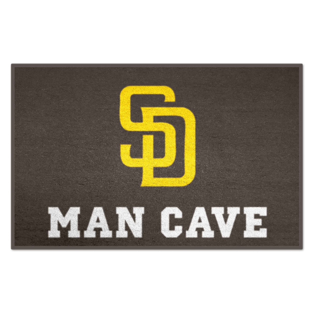 SD Padres Starter Man Cave Mat 19x30