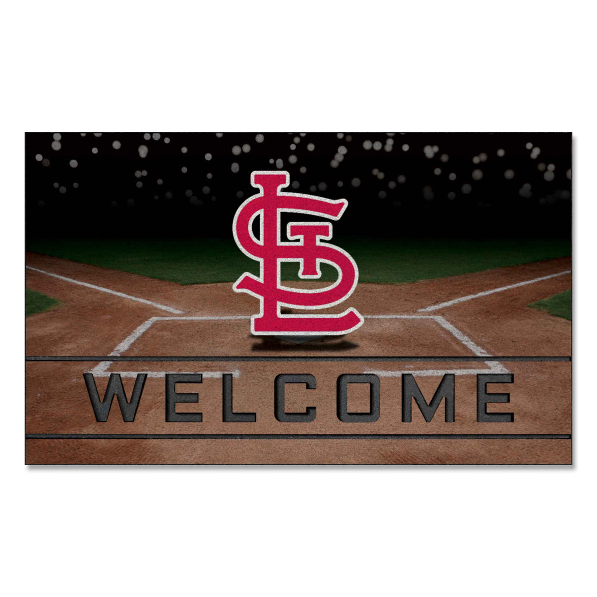 St. Louis Cardinals Crumb Rubber Door Mat