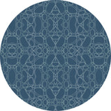Blue Cobblestone Vinyl Mat