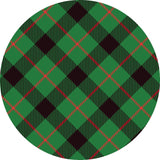 Grinch Plaid Vinyl Mat