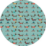 Sledding Dogs Vinyl Mat
