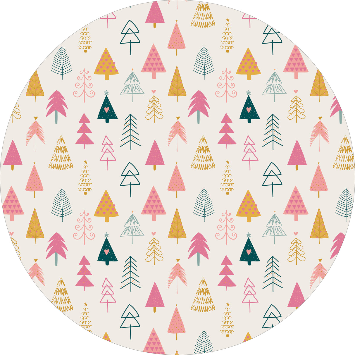 Whimsical Trees Vinyl Mat
