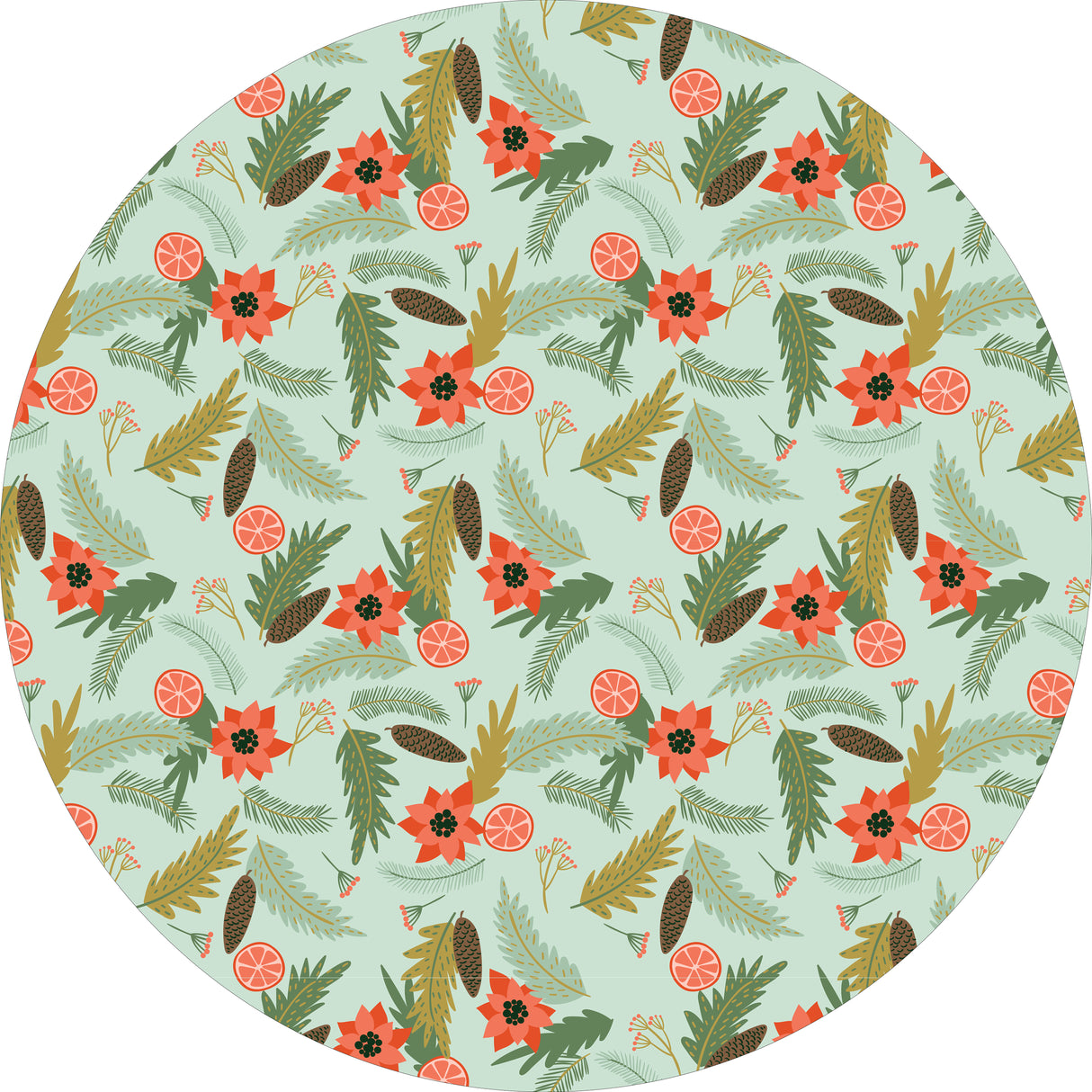 Holiday Pines Vinyl Mat