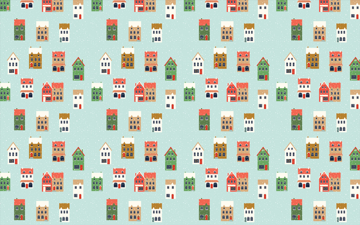 Winter Towns Vinyl Mat
