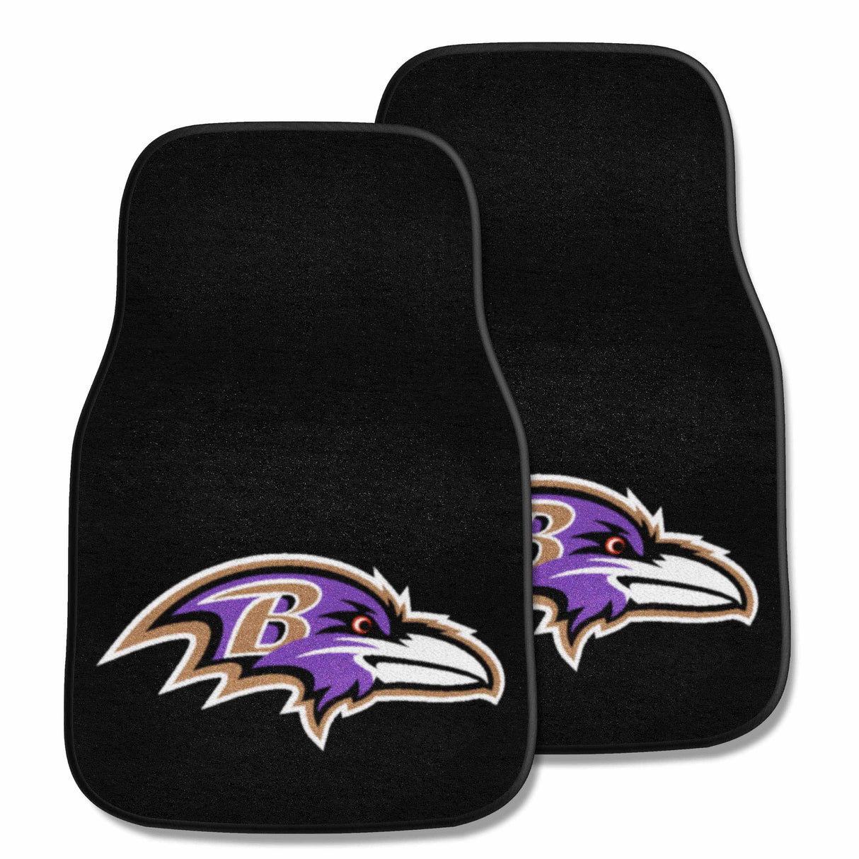 Baltimore Ravens 2-pc Carpet Car Mat Set